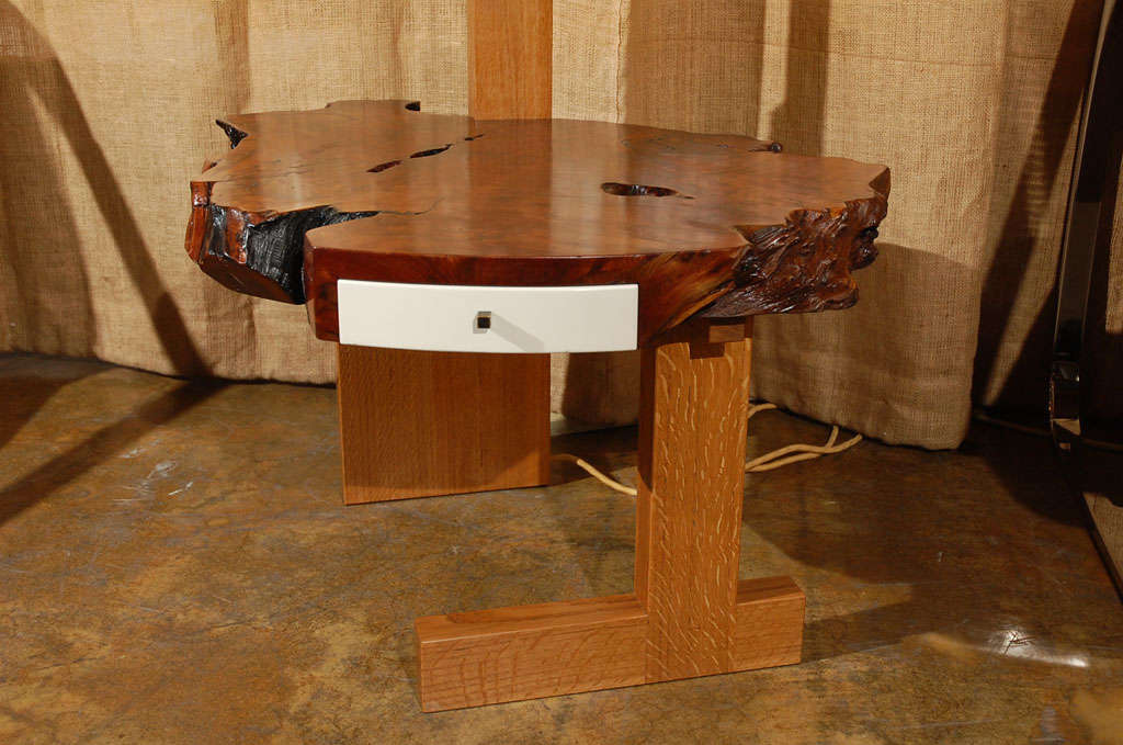 Copper Lamp Table, by Alameda craftsman Chris Vance