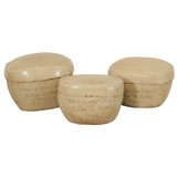 Set of 19th Century French Painted Boxes