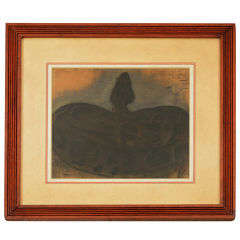Crossed Viper, South America Pastel by Simon Bussy