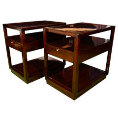 Pair of "1559C" Bedside Tables by Ed Wormley for Dunbar