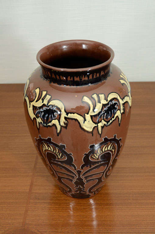 Large Scale Earthenware Vase by Rozenburg 3
