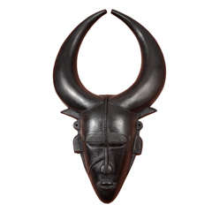 Rare Ceramic Tribal Mask by Roger Capron.