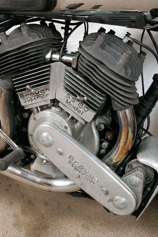 Mixed Media A 1936 Brough Superior Matchless Engine SS80