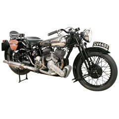 A 1936 Brough Superior Matchless Engine SS80