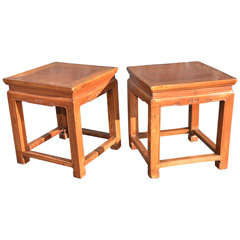 Ming Styled Stools/End Tables
