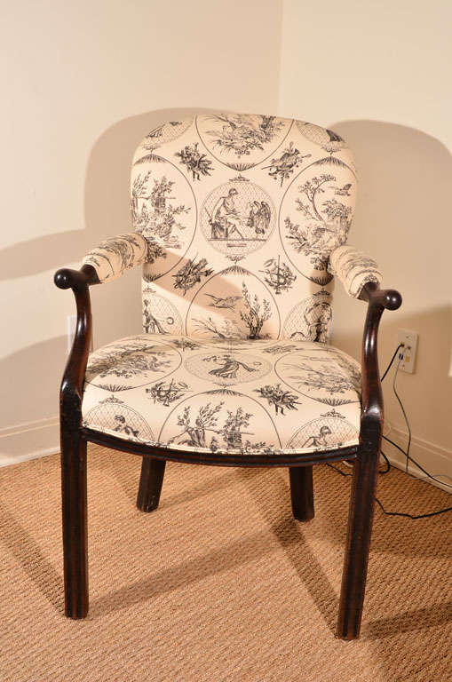 Upholstered Arm Chair For Sale 1