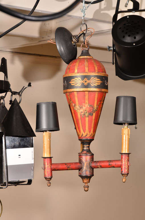 Tole Chandelier