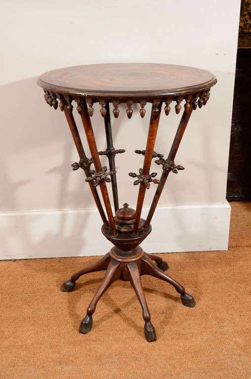 A 19th Century Colonial Palmwood Side Table