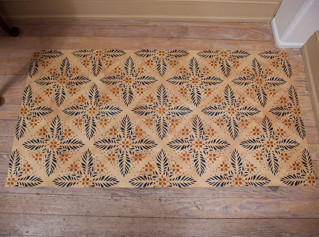 Handpainted Floor Cloth