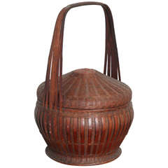 Antique grocery basket from China