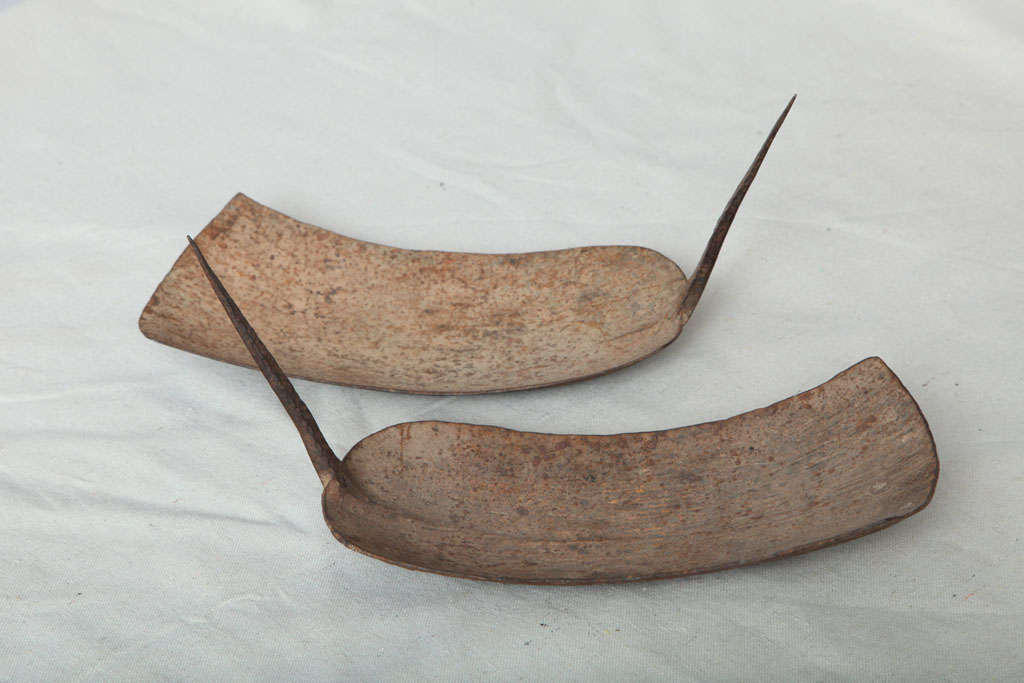 Nigerian rare African currency in the shape of a spade or hoe For Sale