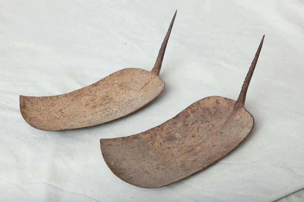 rare African currency in the shape of a spade or hoe For Sale 1