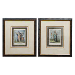 Hand Colored Copper Engravings