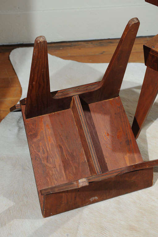 Pair of Nathan Lerner Birch Plywood Chairs 6