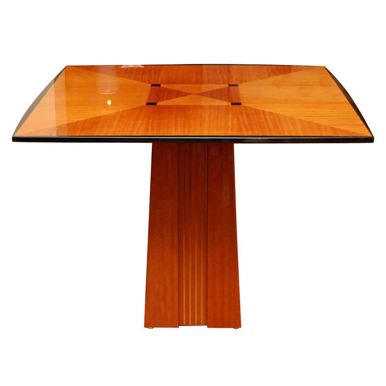 Dakota Jackson Inlaid Hardwood Games Table