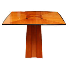 Dakota Jackson Inlaid Hardwood Games Table