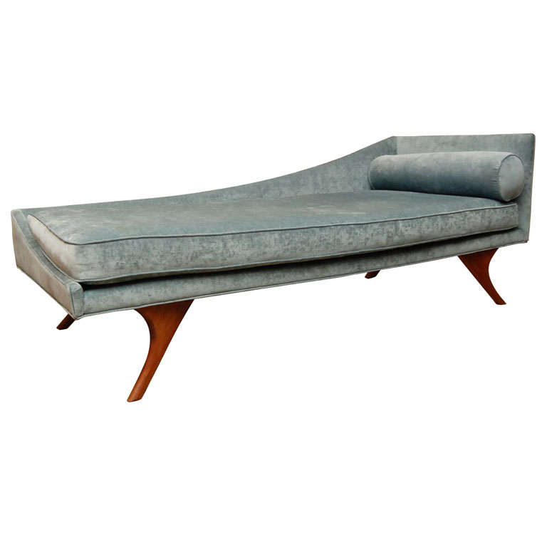 Blue Chaise Lounge