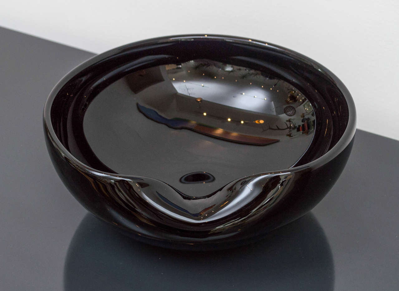 American Large Elsa Peretti Thumbprint Bowl for Tiffany & Co