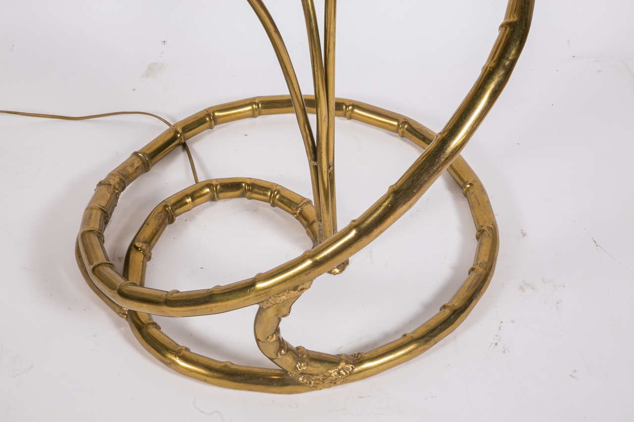 One of a kind sculptural floor lamp by Henri Fernandez