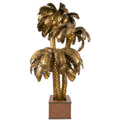 Palm Tree Floor Lamp attributed to Maison Jansen