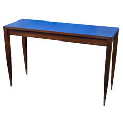 Antique Belgian Blue Top Console