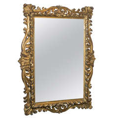 Vintage Gold Painted Ornate Mirror
