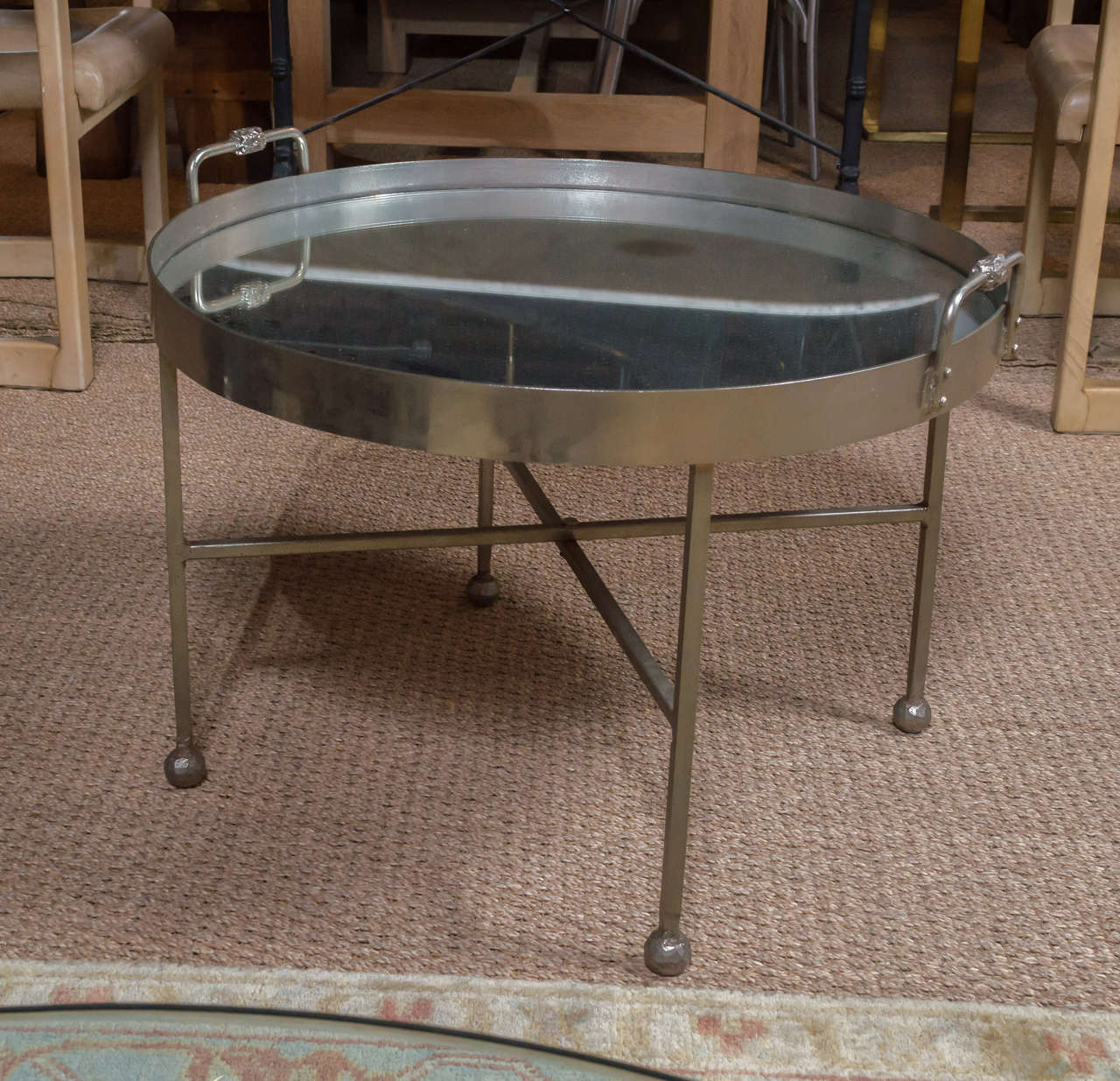 Modern Round Symi Tray Table