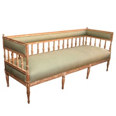 Antique Early 19th Century Gustavian Settee
