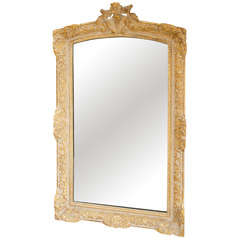 Gilt French ornate mirror