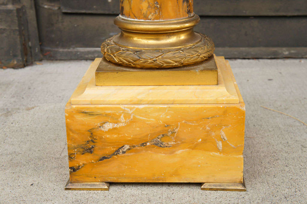 French Siena Marble Pedestal 4