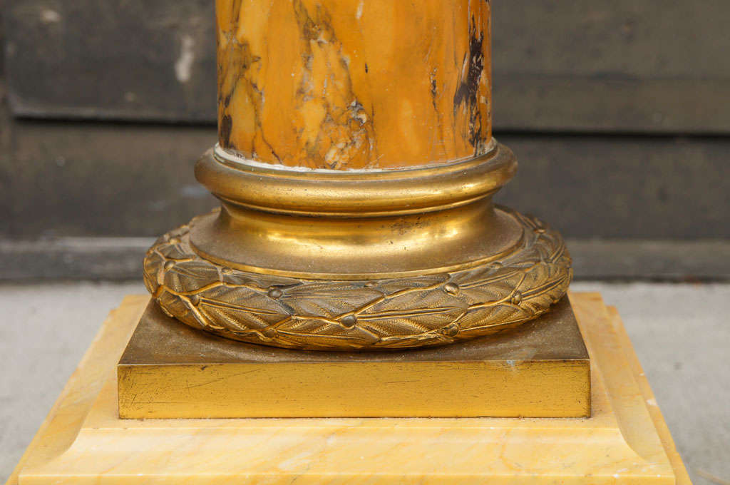 French Siena Marble Pedestal 5