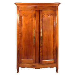 18th Century French Provence Cherry Wood Armorie