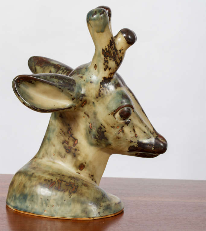 deer head vase