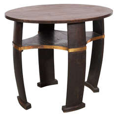 Wine Barrel Shaped Leg Table