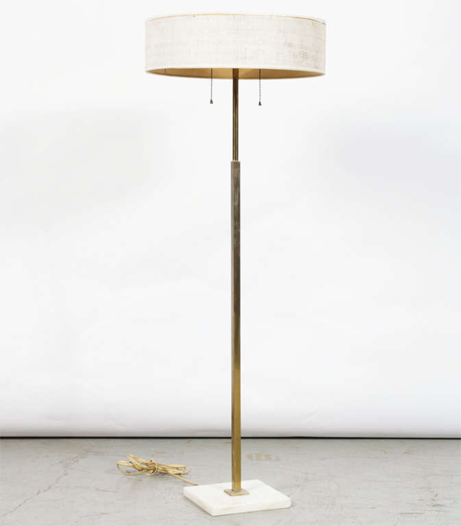 Stiffel floor lamp , Signed with decal manufacturer’s label to fixture: [Stiffel].
