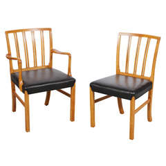 Ole Wanscher-Dining chairs, Set of Nine