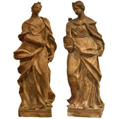 Pair Of Italian Terracotta
