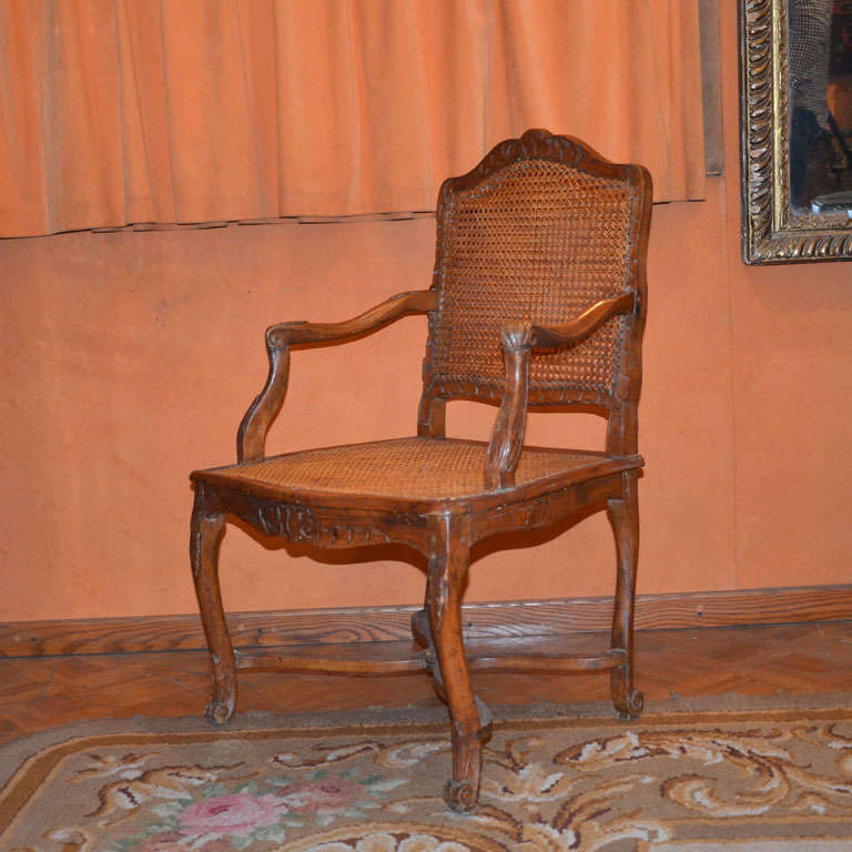 Set of Eight Louis XV Chairs