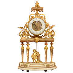 Antique Very Nice Clock with the Day of the Month