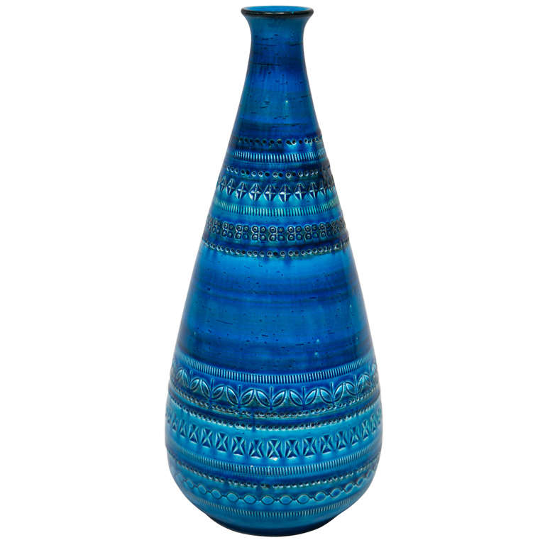 Bitossi Rimini Blue Vase For Sale