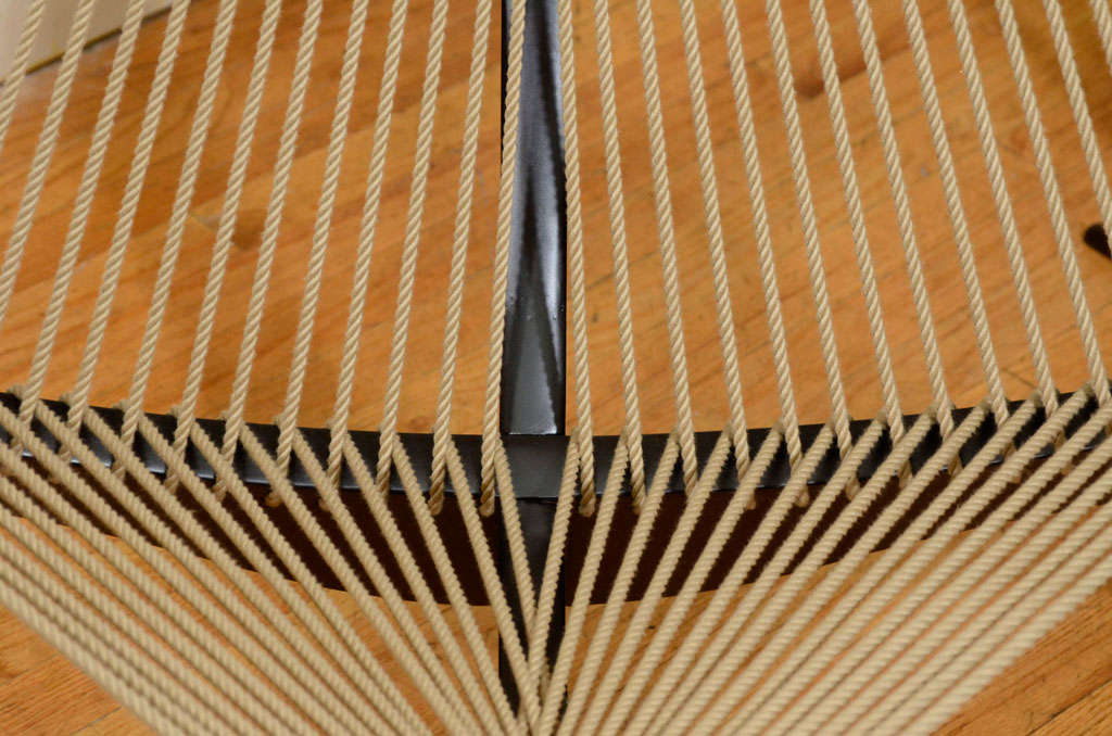 Pair of wood and rope 