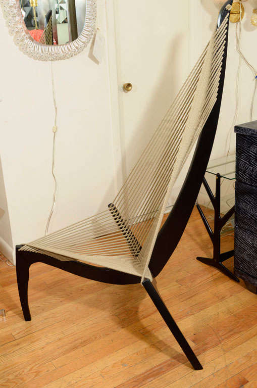 Pair of wood and rope 