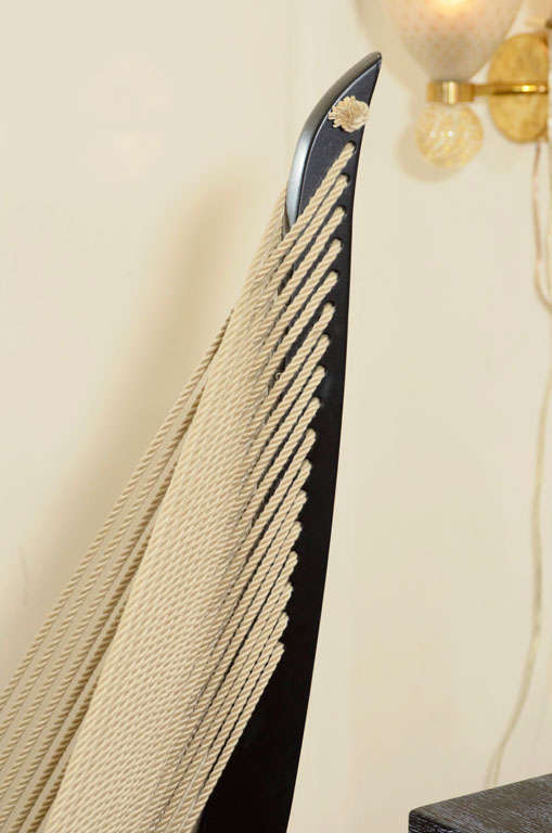 Pair of wood and rope 