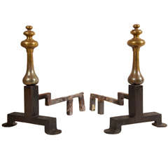 Pair Formal Andirons Pair Formal Andirons