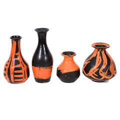 Group of four Livia Gorka Vases