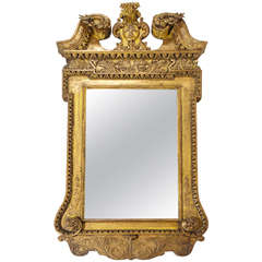 Antique Exceptional George II Gilt Mirror in the Manner of William Kent, c. 1730