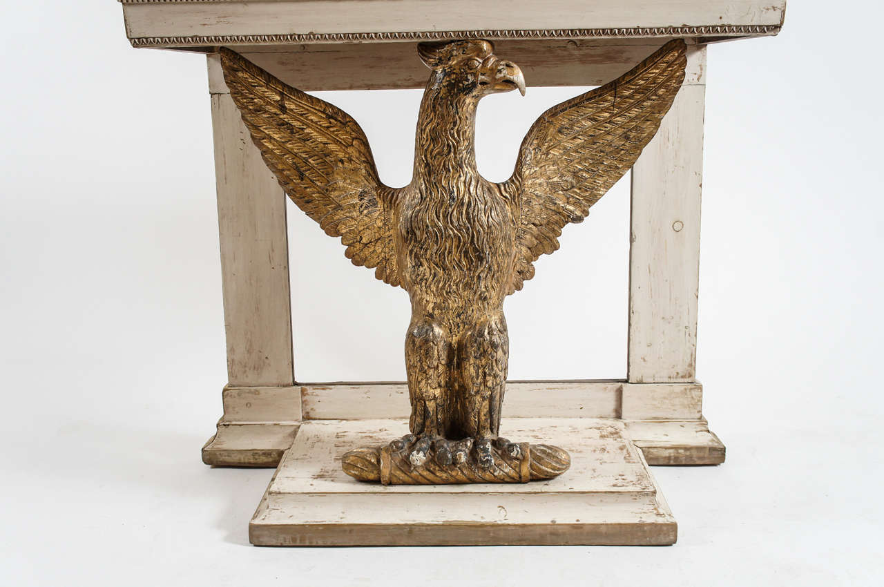 19th Century Superb Swedish Gustavian Gilt Wood Eagle Console, c. 1800