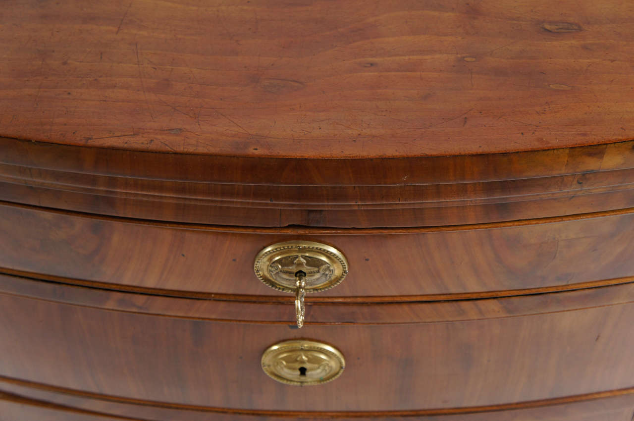 Fine Danish Bow-front Commode or Chest, c. 1800 4