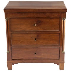 Louis XVI Petite Commode or Chest with Bronze Mounts, Denmark, circa 1790