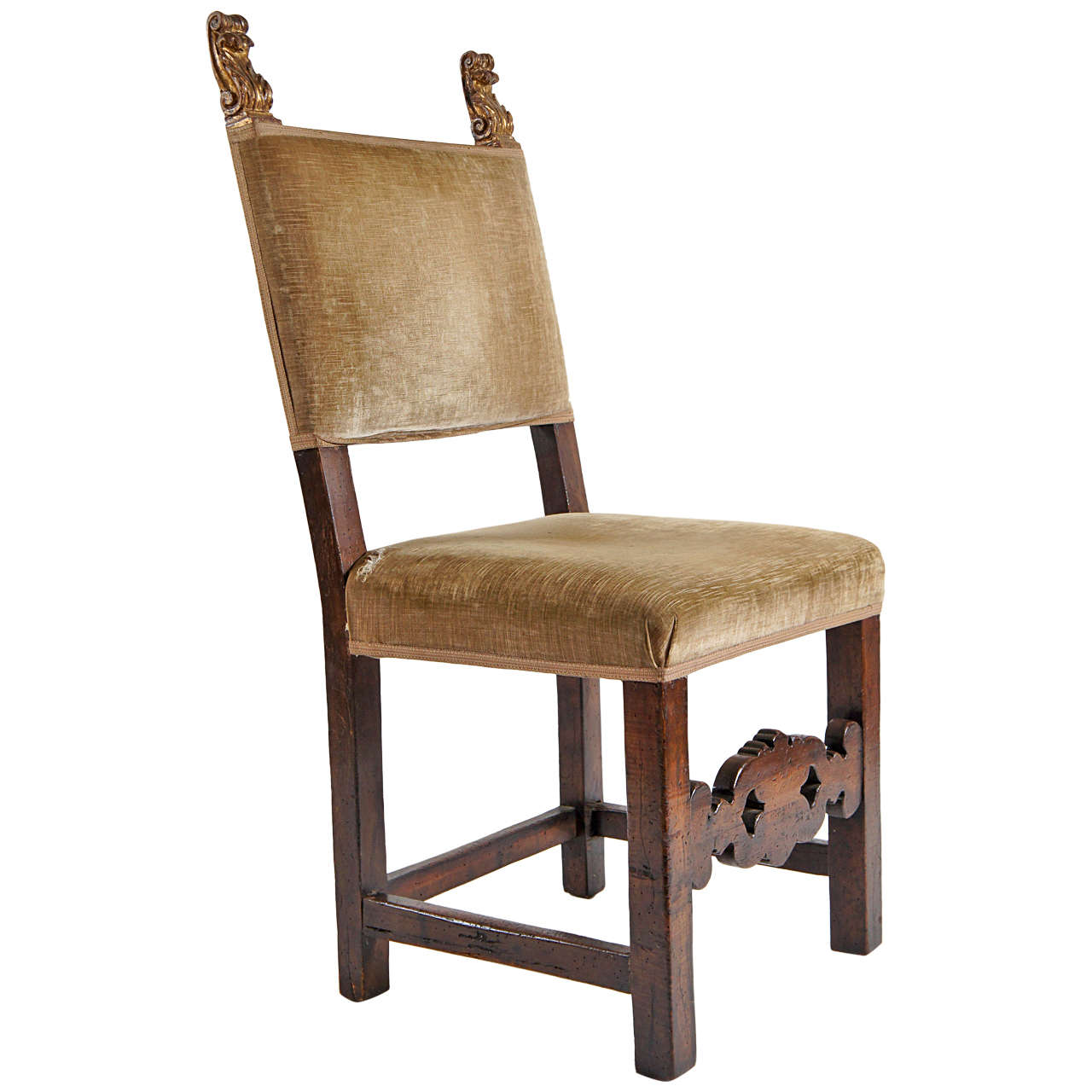 Fine Italian Parcel Gilt Chair, c. 1650